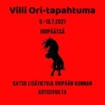 Villi Ori -tapahtuma 9.-10.7.