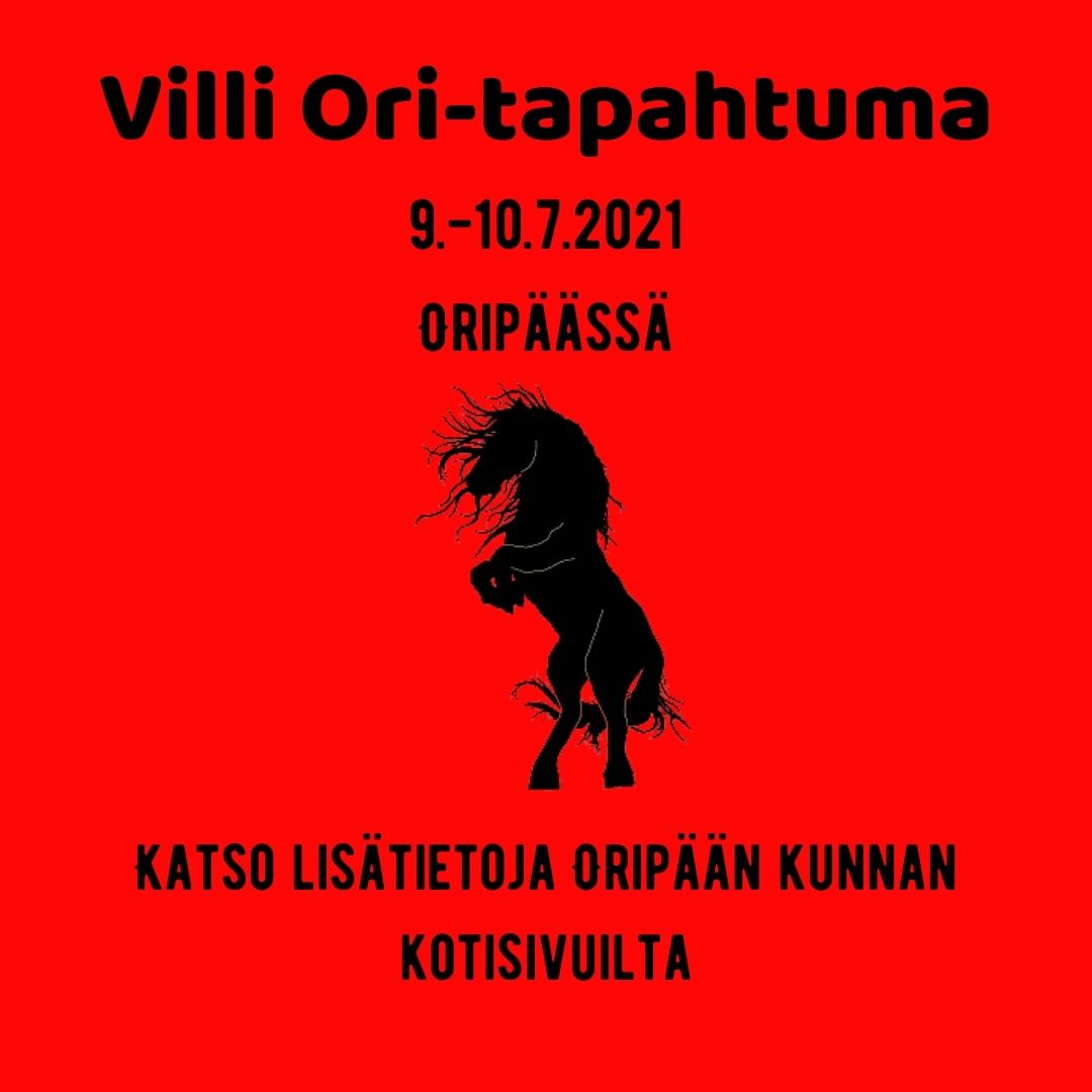 Villi Ori -tapahtuma 9.-10.7.
