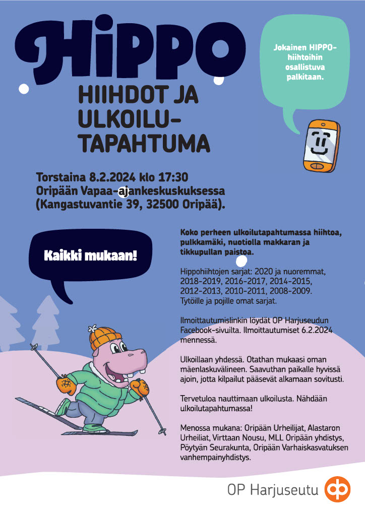 Hippohiihdot ja ulkoilutapahtuma